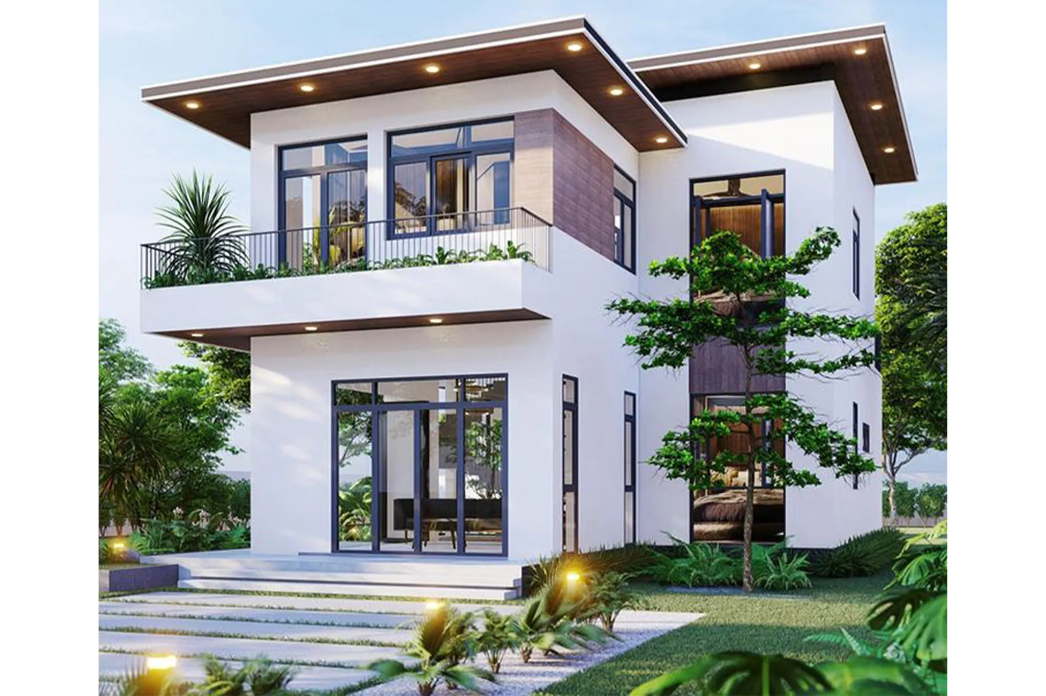 Mẫu nhà 120m2 hiện đại