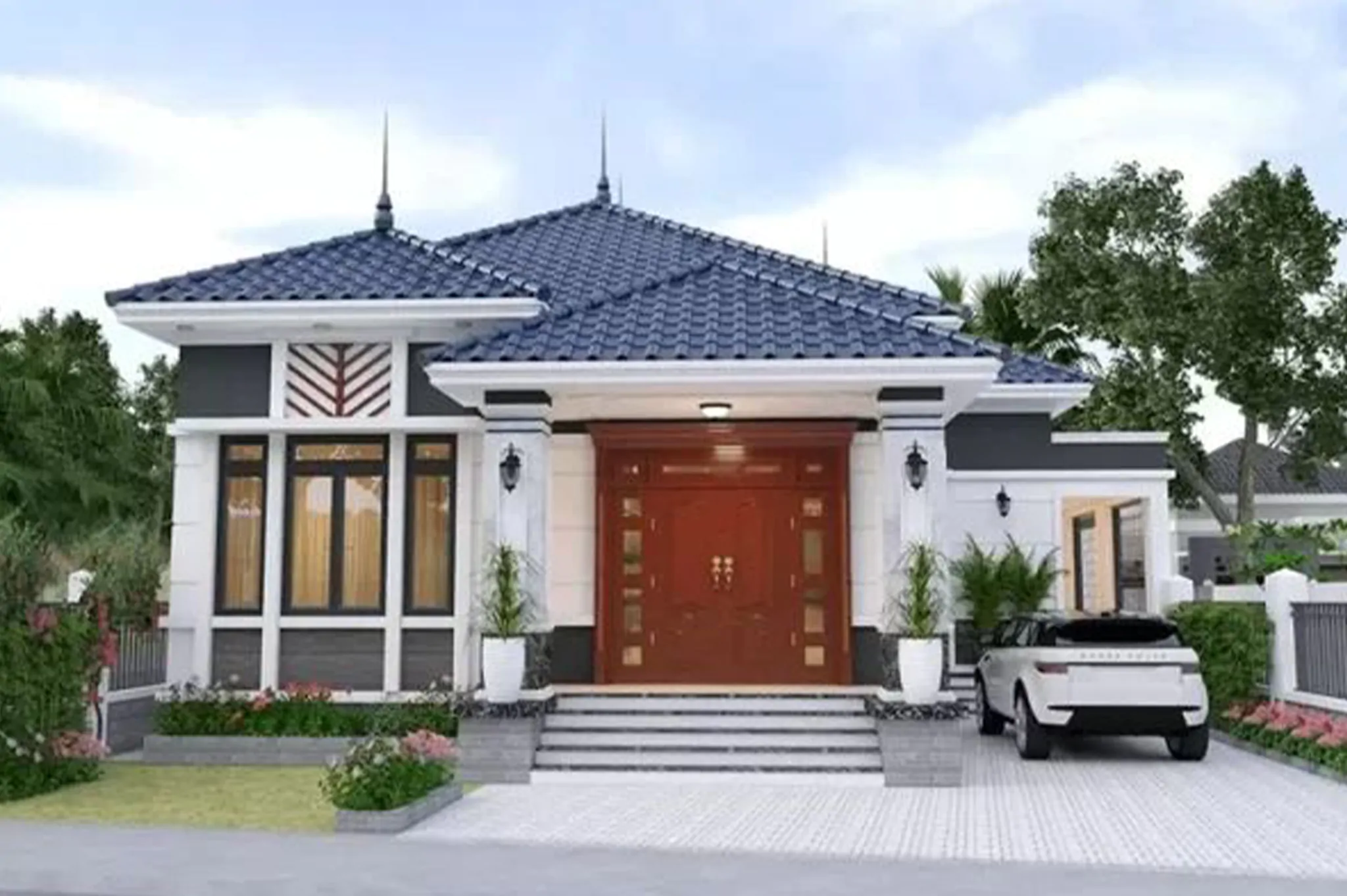 Mẫu nhà 120m2 hiện đại