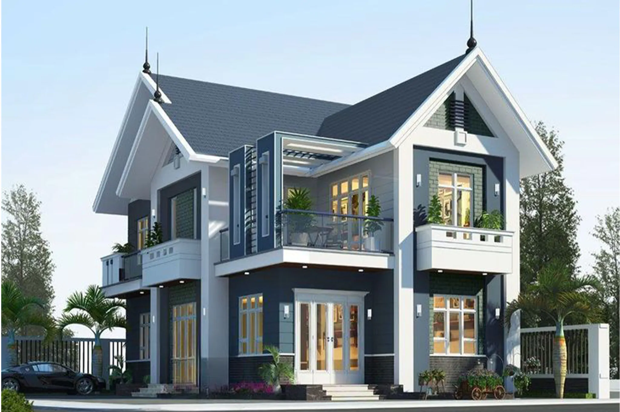 Mẫu nhà 120m2 hiện đại