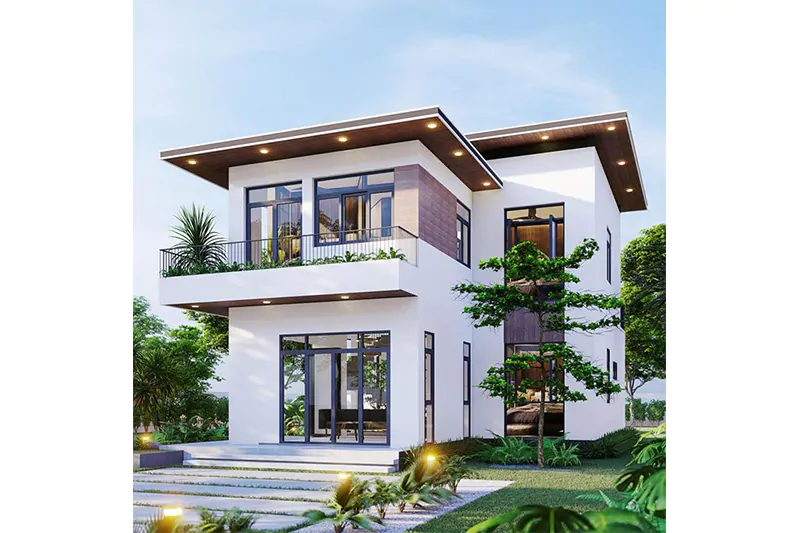 Nhà 2 tầng 5 phòng ngủ 200m2