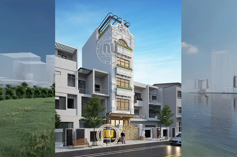 Nhà kết hợp văn phòng 5x12m 5 tầng