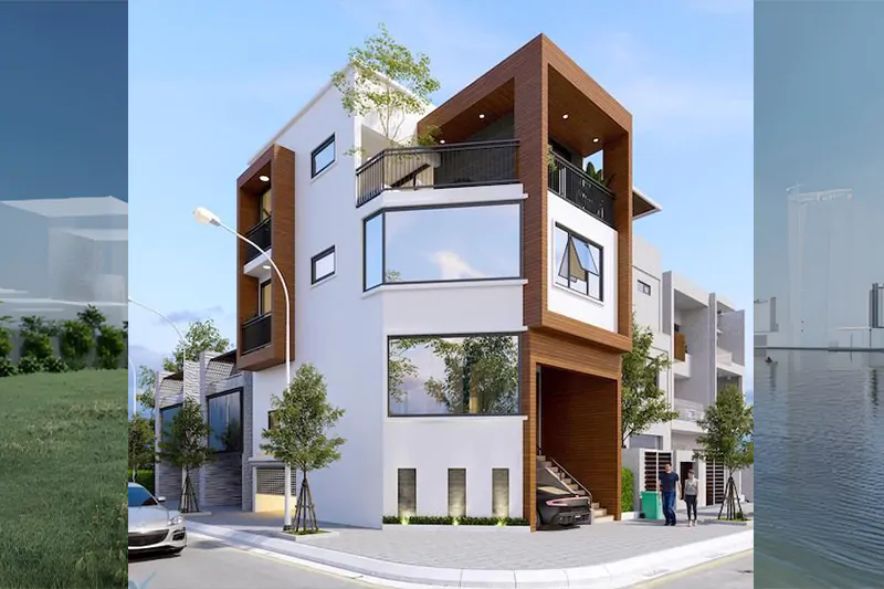 Thiết kế nhà dài 16m rộng 7m đẹp