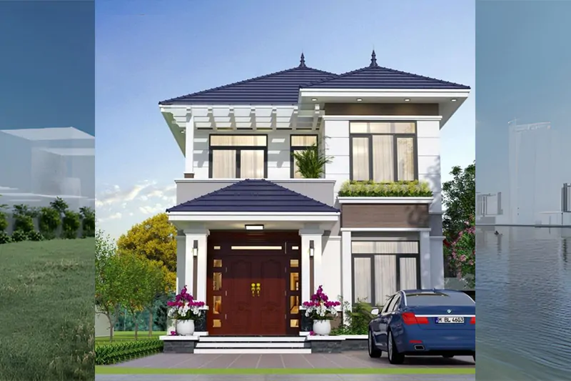 Thiết kế nhà vuông 9×9m đẹp