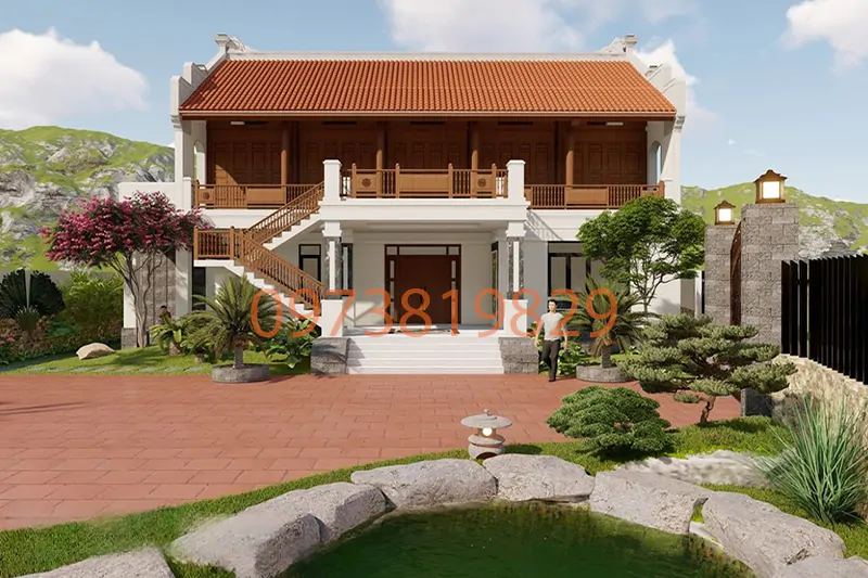 Mẫu nhà thờ 5 gian đẹp Mẫu nhà thờ 5 gian đẹp