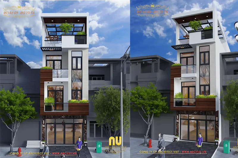 Nhà Phố 3 Tầng Hiện Đại Đẹp