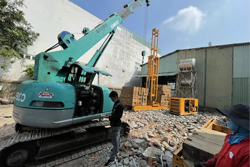 Nhà 3 Tầng Ép Cọc Bao Nhiêu Tấn?