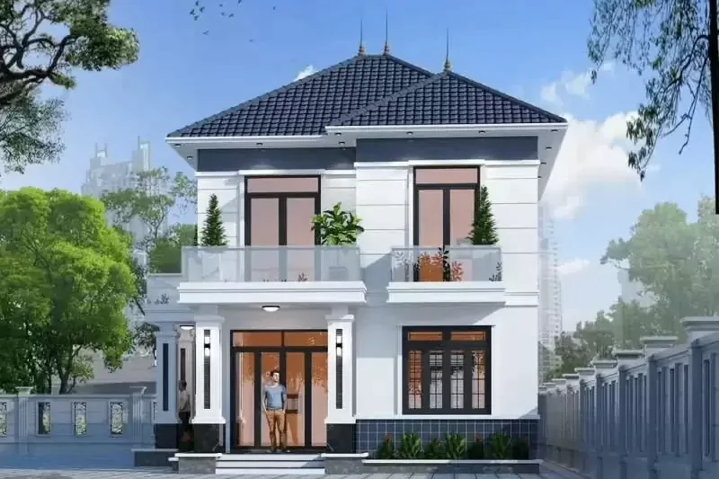 Chiều Cao Nhà 2 Tầng Mái Nhật