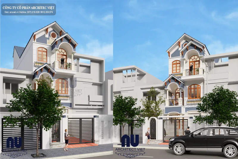 Mẫu Thiết Kế Nhà 3 Tầng 6x13m