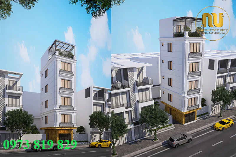 Thiết Kế Nhà 60m2 Mặt Tiền 5m