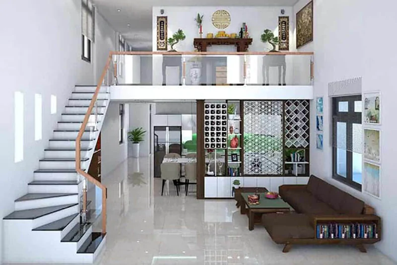 Chiều Cao Tầng 1 Có Gác Lửng