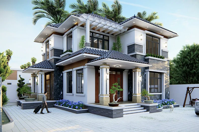 Kích Thước Sảnh Nhà 2 Tầng