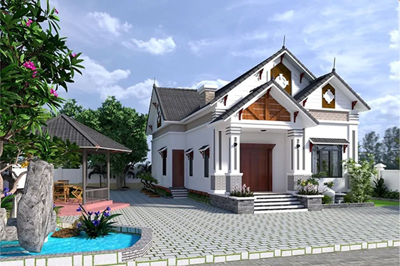 Kích Thước Sảnh Nhà Mái Thái